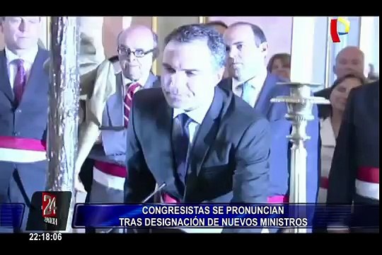 Congresistas se pronunciaron tras designaciones de Jorge Nieto y Salvador del Solar