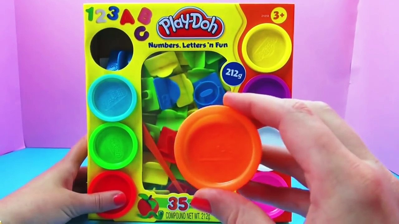 Play Doh 培乐多 手工彩泥 趣味 数字 英文 学习套装 Numbers, Letters n Fun 开箱 展示