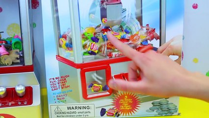 CLAW MACHINE Surprise Toys Coin Game Fun Kids Challenge by DisneyCarToys
