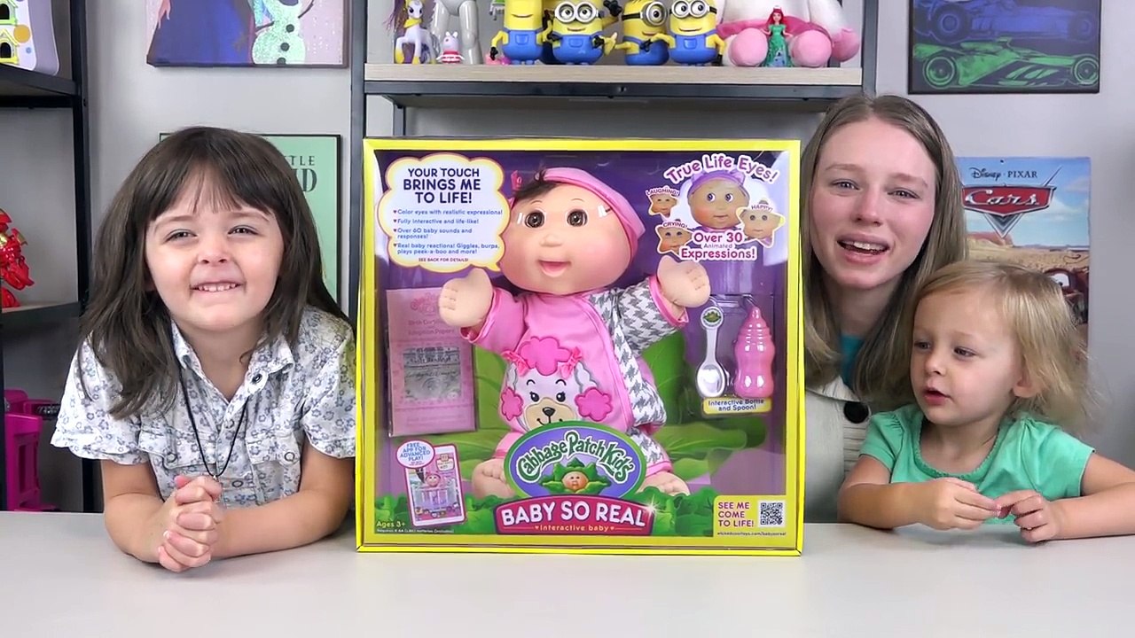 NEW Cabbage Patch Kids Baby So Real Toy Baby Doll for Girls & Babies Kinder Playtime
