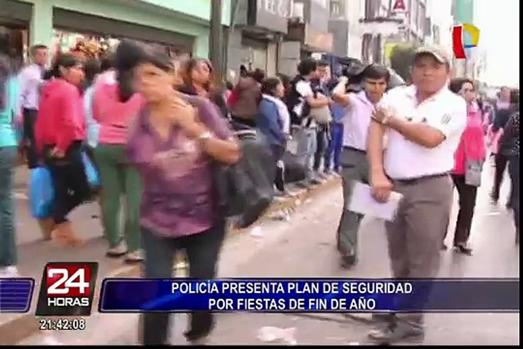 Policía presenta plan de seguridad por fiestas navideñas