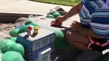 Toy Trucks - Paw Patrol Tonka Truck PLAYGROUND Playtime at Park Duplo Disney Cars Lightning McQueen