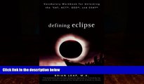 Online Brian Leaf Defining Eclipse: Vocabulary Workbook for Unlocking the SAT, ACT, GED, and SSAT