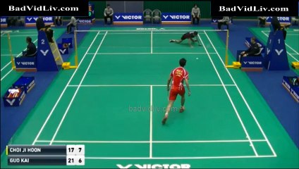 JEJU VICTOR 2016 Korea Masters Championships | R64 | Guo Kai - Choi Ji Hoon