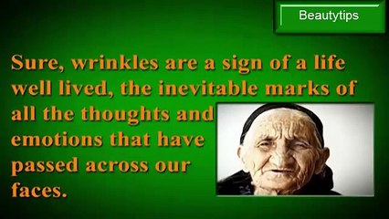 how to remove wrinkles from face