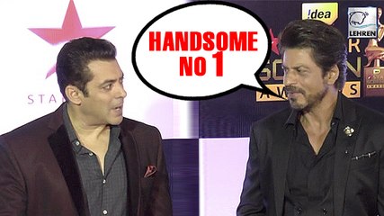 Shahrukh Calls Salman Khan HANDSOME No 1