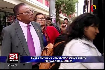 Corredor SJL circulará desde enero por avenida Abancay