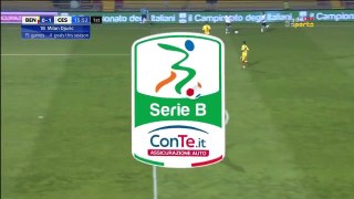 Benevento - Cesena 1-1. Milan Djuric Goal. Serie B 5-12-2016