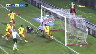 Benevento - Cesena 1-1. Raman Chibsah Goal. Serie B 5-12-2016