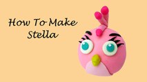 play doh angry birds stella - how to make with playdoh
