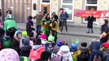 Aankomst Sinterklaas Catharinaschool, Vechtstraat, Amsterdam, 5 december 2016