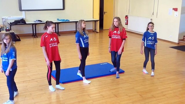 flash mob collège Ste anne St joseph Lure mondial hand 2017 en France