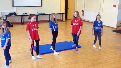 flash mob collège Ste anne St joseph Lure mondial hand 2017 en France