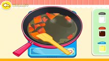 Baby Panda Chef | Baby Plays as Chef & Making Color Juice | Cooking Game For Kids & Babys By Babybus
