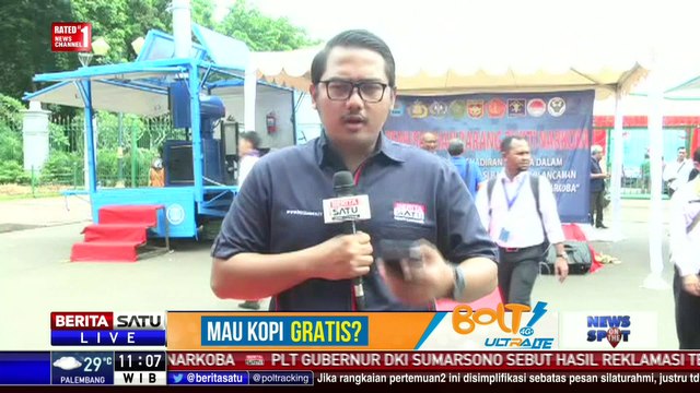 BNN Musnahkan Narkotika 445 Kilogram Sabu di Monas