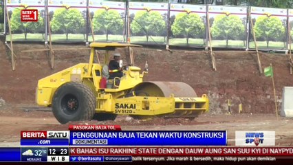 Download Video: Krakatau Steel Pasok Baja Proyek Tol Jakarta-Cikampek II Elevated