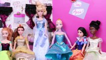 Frozen Elsa Disney Princess Attack Barbie DisneyCarToys Parody with Spiderman Jasmine and Ariel
