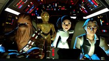 CHEWBACCA PRINCESS LEIA HAN SOLO in Disney Infinity Star Wars for kids