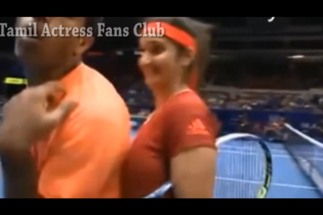 Sania Mirza Hot Touching