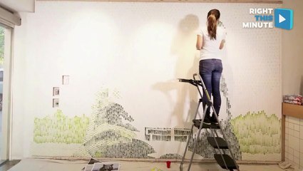 You Won&apos;t Believe the Mural This Artist Made out of Celery Sticks