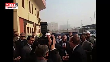 محافظ بنى سويف يستقبل وزيرى الأوقاف والتنمية المحلية