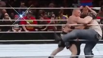 WWE Highlights - Brock Lesnar vs Bray Wyatt & Luke Harper - Full Match 02
