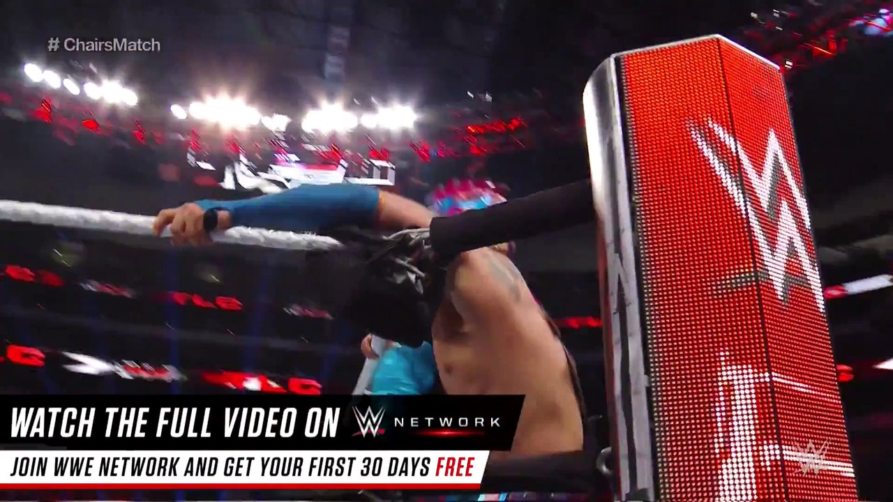 Kalisto relies on steel chairs to cut Baron Corbin down to size  WWE TLC 2016