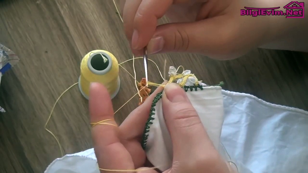 Şık Bir Yazma Oyası Modeli Yapılışı Videolu Anlatım www bilgievim net