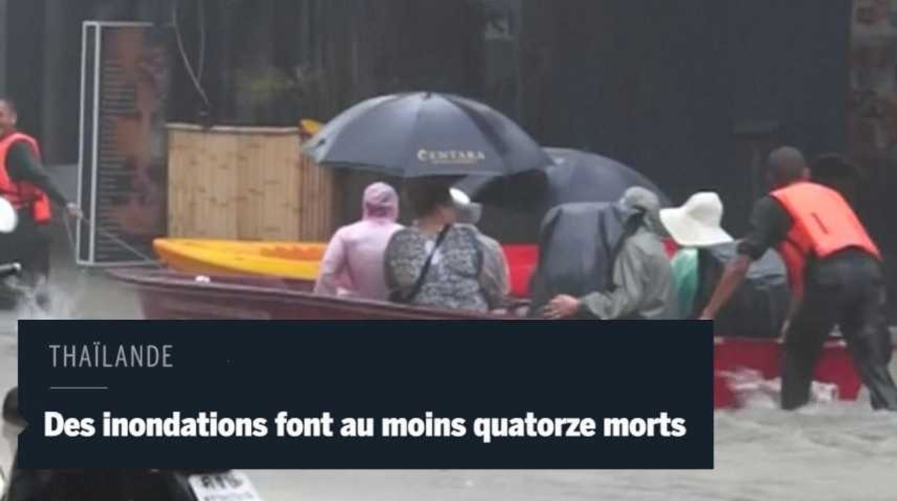Thaïlande : des inondations font 14 morts