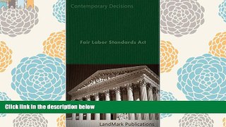 PDF [FREE] DOWNLOAD  Fair Labor Standards Act (Employment Law Series) FOR IPAD
