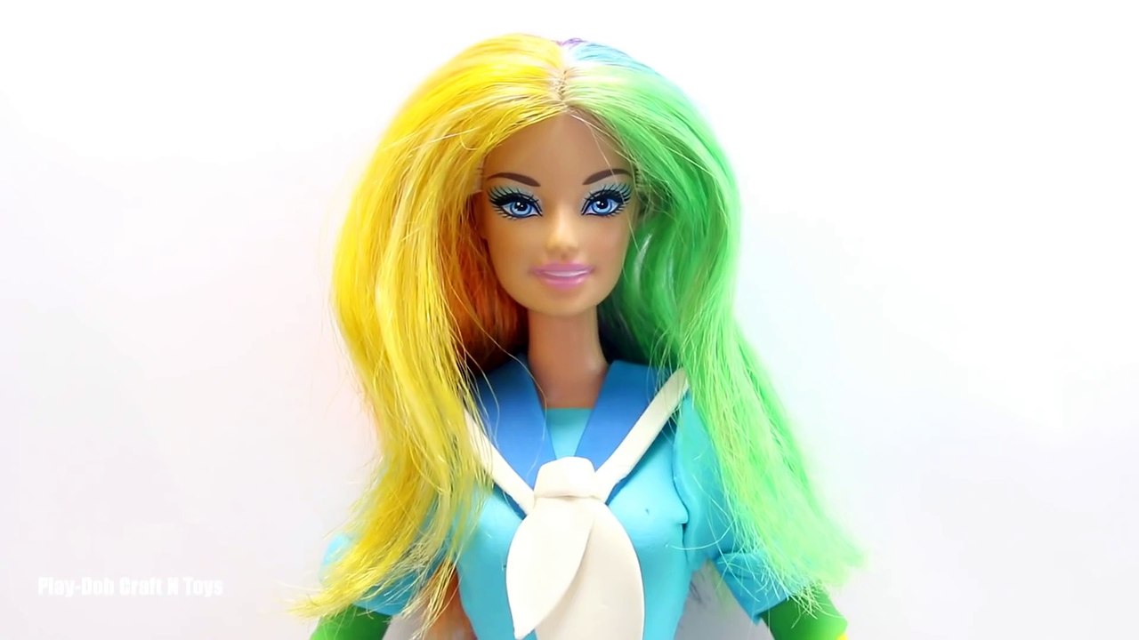Play Doh Barbie Dolls Rainbow Dash Pinkie Pie A...