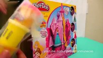 Play Doh de Princesas de Disney para hacerle vestidos con plastilina a Cenicienta, Bella y Aurora