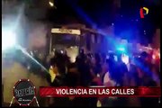 Especialista explica violencia colectiva en calles de Lima
