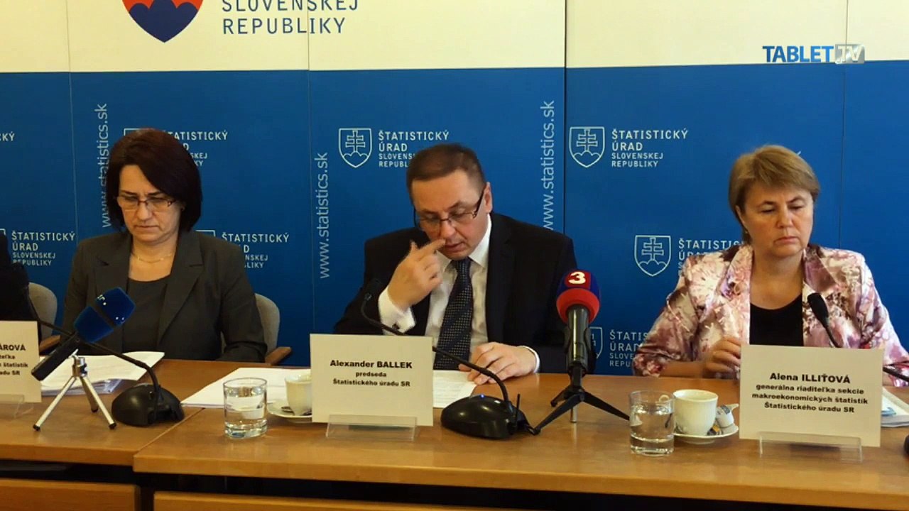 ZÁZNAM: ŠÚ SR: Domácnosti v 3. kvartáli z disponibilného dôchodku spotrebovali 92,2 %