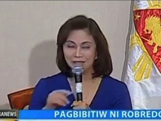 মন্ত্রিসভা থেকে ফিলিপিন্সের ভাইস প্রেসিডেন্টের পদত্যাগ