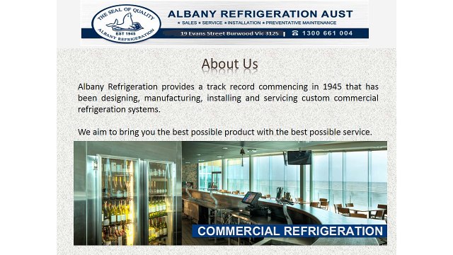 Albany Refrigeration: Expert in Industrial Refrigeration in Melbourne