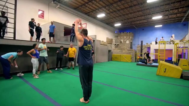 Trampoline Wall Tricks at Parkour & Freerunning Academy! -