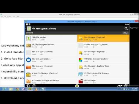 Copy files from BLUESTACKS to PC 100% working