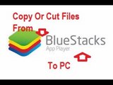 How To Copy and Cut Files From Pc to Bluestacks