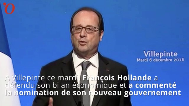 François Hollande parle de la mission qu’il a confié à son nouveau gouvernement
