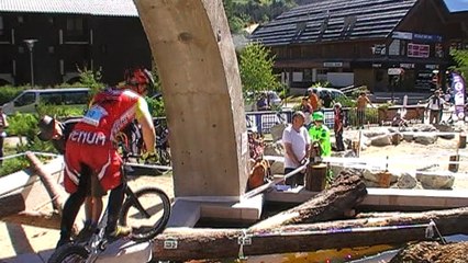 Vidéo d'Armand JUMEAUX lors d'une manche de VTT Trial de coupe de France à Montgenèvre
