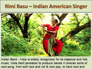 Rimi Basu is one of the Amazing Indian Singers