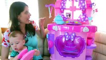 GIANT PLAY KITCHEN Cook N Learn with Chef Eli Minnie Mouse Surprise Kitchen Food Cooking Cake
