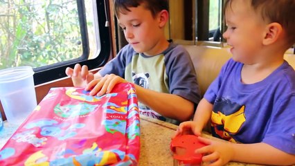 PRESENT PRANK! Toby's BIRTHDAY Present PRANK April Fools Day Joke Ideas + Family Fun Beach