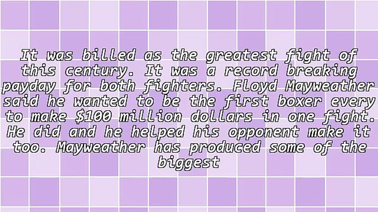 Seven Key Business Lessons I Learned From the Mayweather Vs Pacquiao Fight