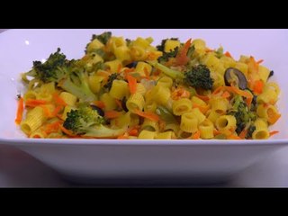 مكرونة بالخضار | نجلاء الشرشابي