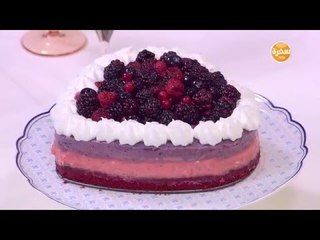 تورتة كريمة فواكه طبقات | سالي فؤاد