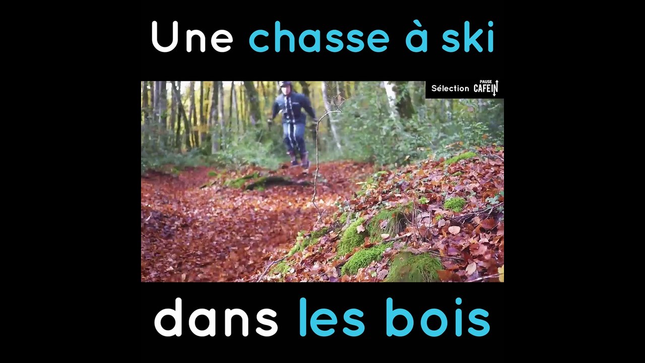 Une chasse à ski !