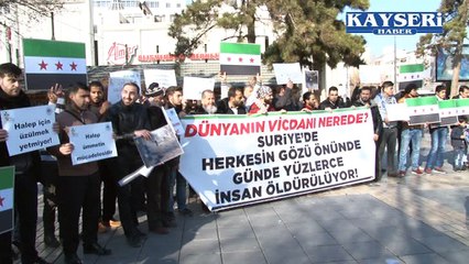 MAZLUMDER ŞUBE SEKRETERİ ÖZMEN HALEPTE SOKAKLAR KAN KOKMASIN