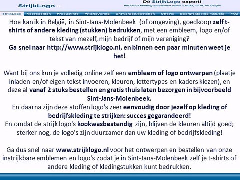 Zelf kleding bedrukken Sint-Jans-Molenbeek